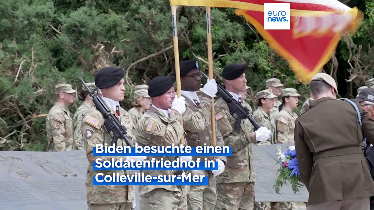 80 Jahre D-Day: Krieg in der Ukraine überschattet die Feierlichkeiten