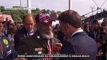 80e anniversaire du Débarquement : Emmanuel Macron remet la Légion d'honneur à trois vétérans américains