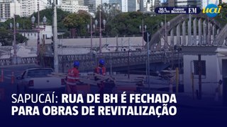 Rua sapucaí é interditada para obras de revitalização