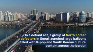 After Kim Jong Un Pauses Trash-Filled Balloons, North Korean Defectors Float K-Pop Balloons Over Border In Retaliation