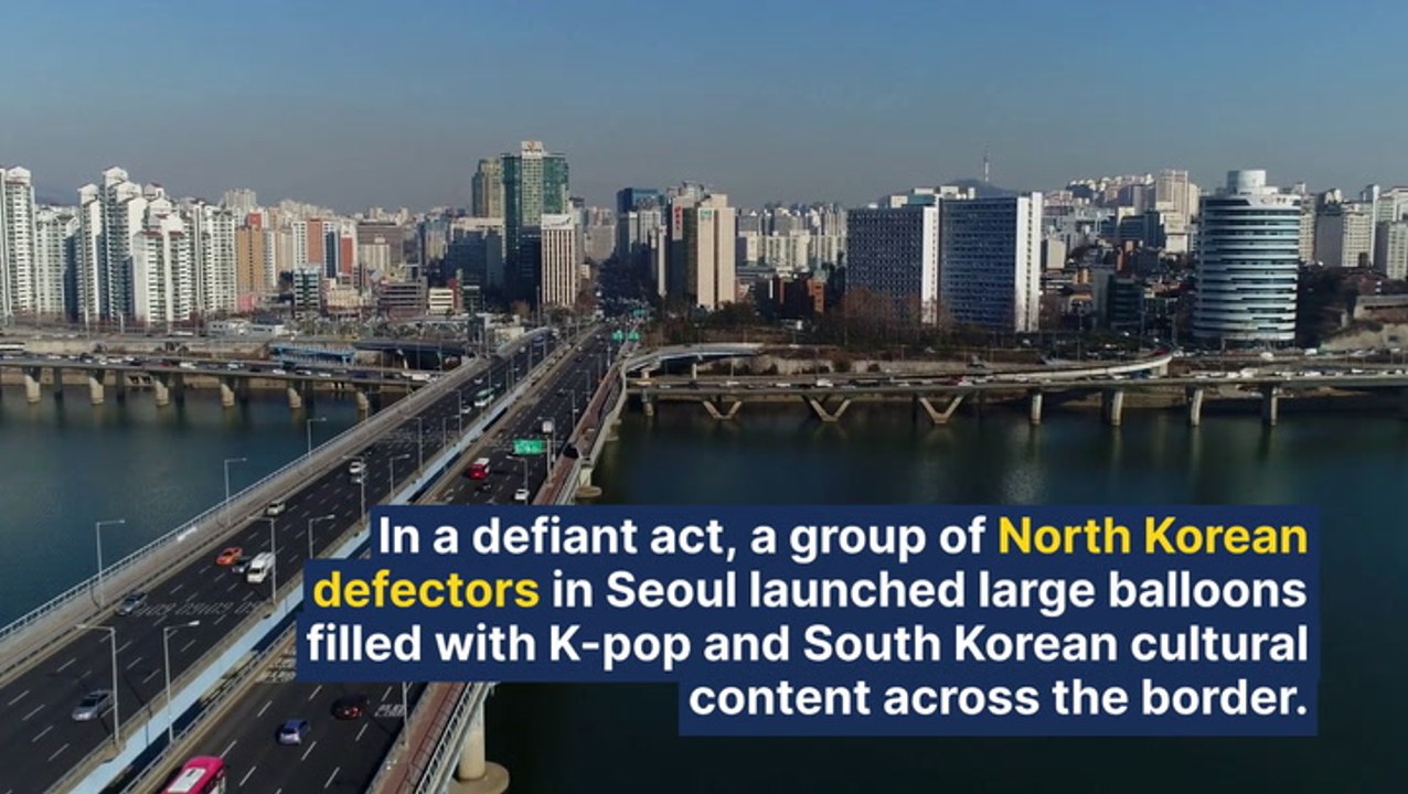 After Kim Jong Un Pauses Trash-Filled Balloons, North Korean Defectors Float K-Pop Balloons Over Border In Retaliation