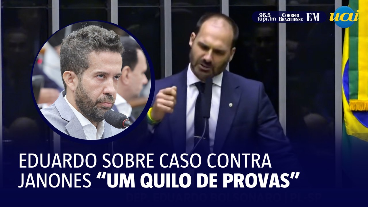 Eduardo Bolsonaro: "Fake news para livrar Janones"