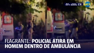 Policial atira em homem em surto dentro de ambulância