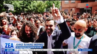 Álvarez Máynez responde a los niños que lloraron porque perdió las elecciones