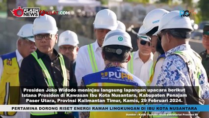 Jokowi Tinjau Lapangan Upacara di IKN, Persiapan HUT RI 79