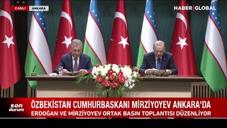 Özbekistan Cumhurbaşkanı Mirziyoyev Ankara'da! 