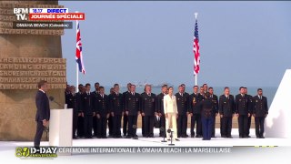 80 ans du Débarquement: La Marseillaise entonnée lors de la cérémonie internationale à Omaha Beach