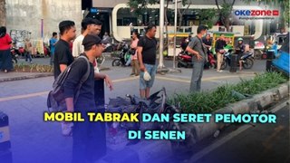 Ugal-Ugalan di Jalanan, Mobil Seret dan Lindas Pemotor di Kawasan Senen