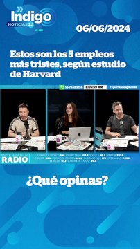 Estos son los 5 empleos más tristes, según estudio de Harvard I Reporte Indigo