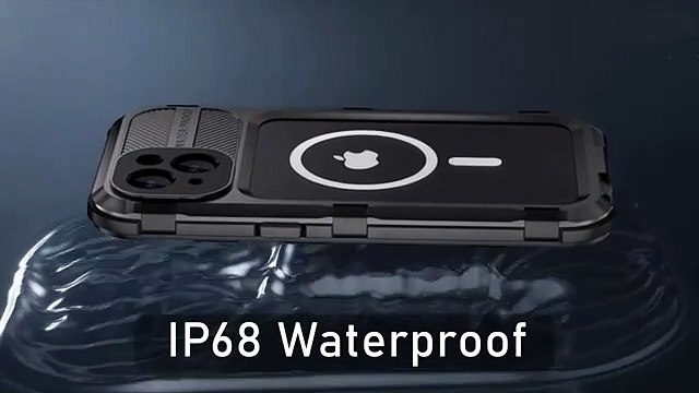 Amazoncom Lanhiem iPhone 14 Magnetic Case Waterproof Dustproof Shockproof Case with Built-in Screen Protector Compatible with Magsafe Full Body Protective Cover for iPhone 14 61 inch -Black Cell Phones Accessories