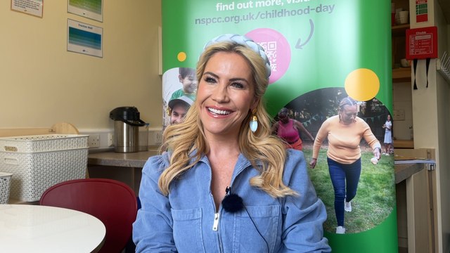 Sugababe Heidi Range inspires kids at her old school