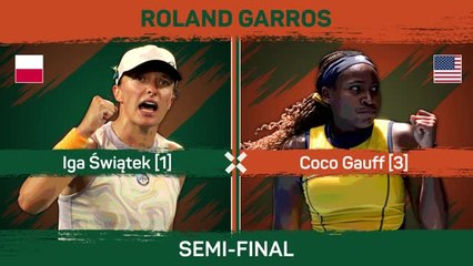 Télécharger la video: Swiatek sees off Gauff to reach French Open final