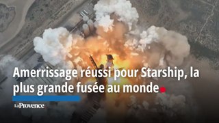 Amerrissage réussi pour Starship, la plus grande fusée au monde