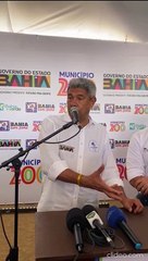Jerônimo sobre eleições em Salvador: “é claro que no primeiro turno” ; assista