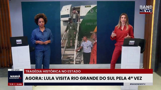 Lula visita Rio Grande do Sul pela quarta vez hoje | BandNews TV