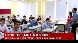 LGS'de tartışmalı fizik sorusu: Eğitimciler ikiye bölündü