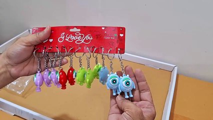 Unboxing Cute Monster Keychains  Colorful and Fun Collectibles!