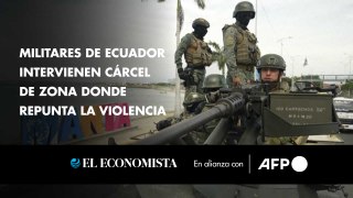 Militares de Ecuador intervienen cárcel de zona donde repunta la violencia