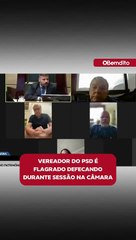 Vereador do PSD é flagrado defecando durante sessão na câmara
