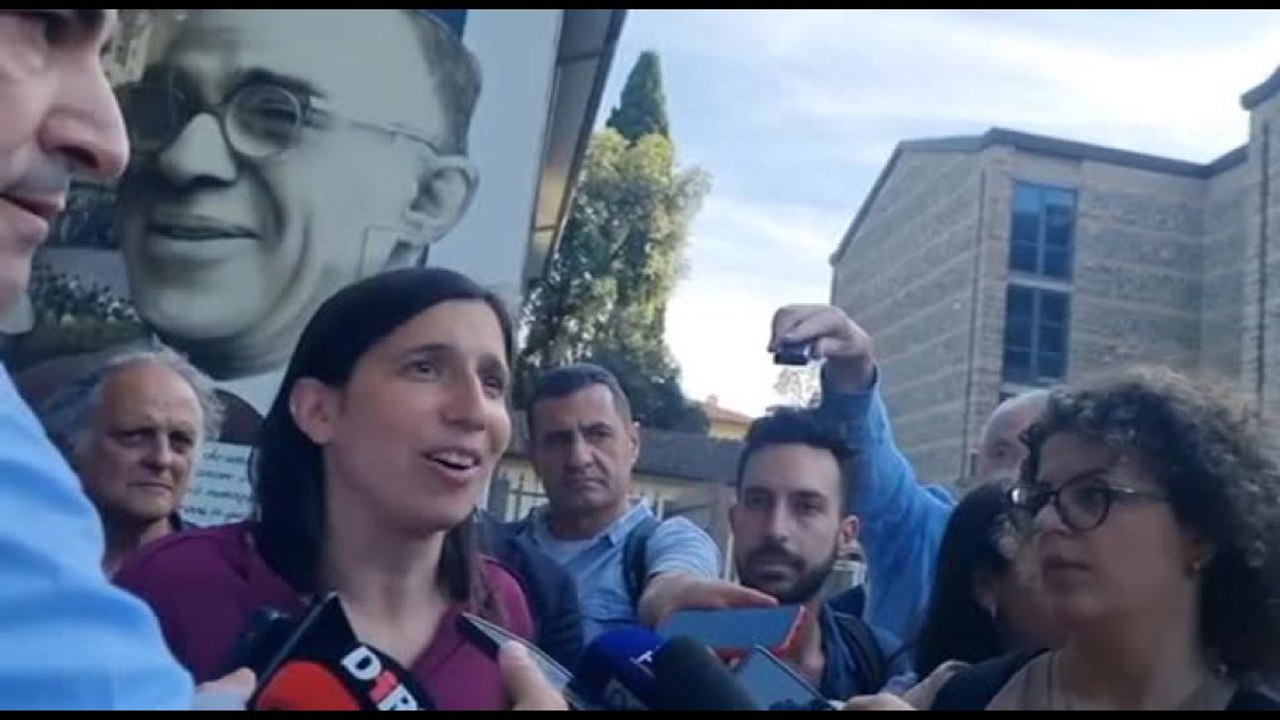 Comunali, Schlein: "Funaro farà benissimo per Firenze, forza Sara"