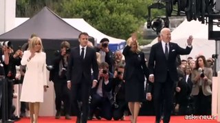 La cerimonia per gli 80 anni del D-day con Zelensky e Biden