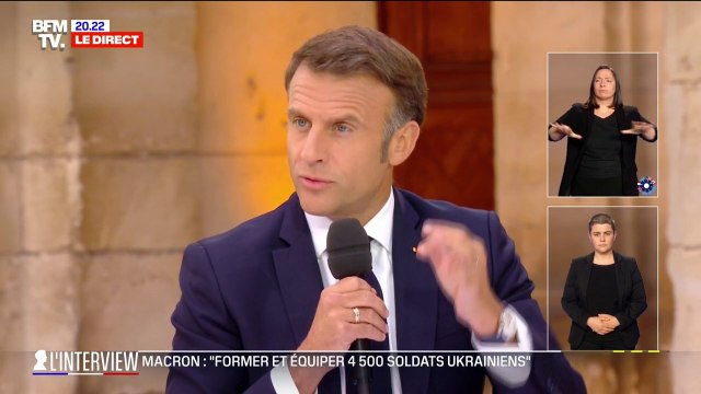 La limite est fixée par ce que font les Russes , répond Emmanuel Macron sur l'utilisation des armes françaises par les Ukrainiens en Russie