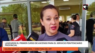 Lanzaron el primer curso de ascenso para el servicio penitenciario provincial