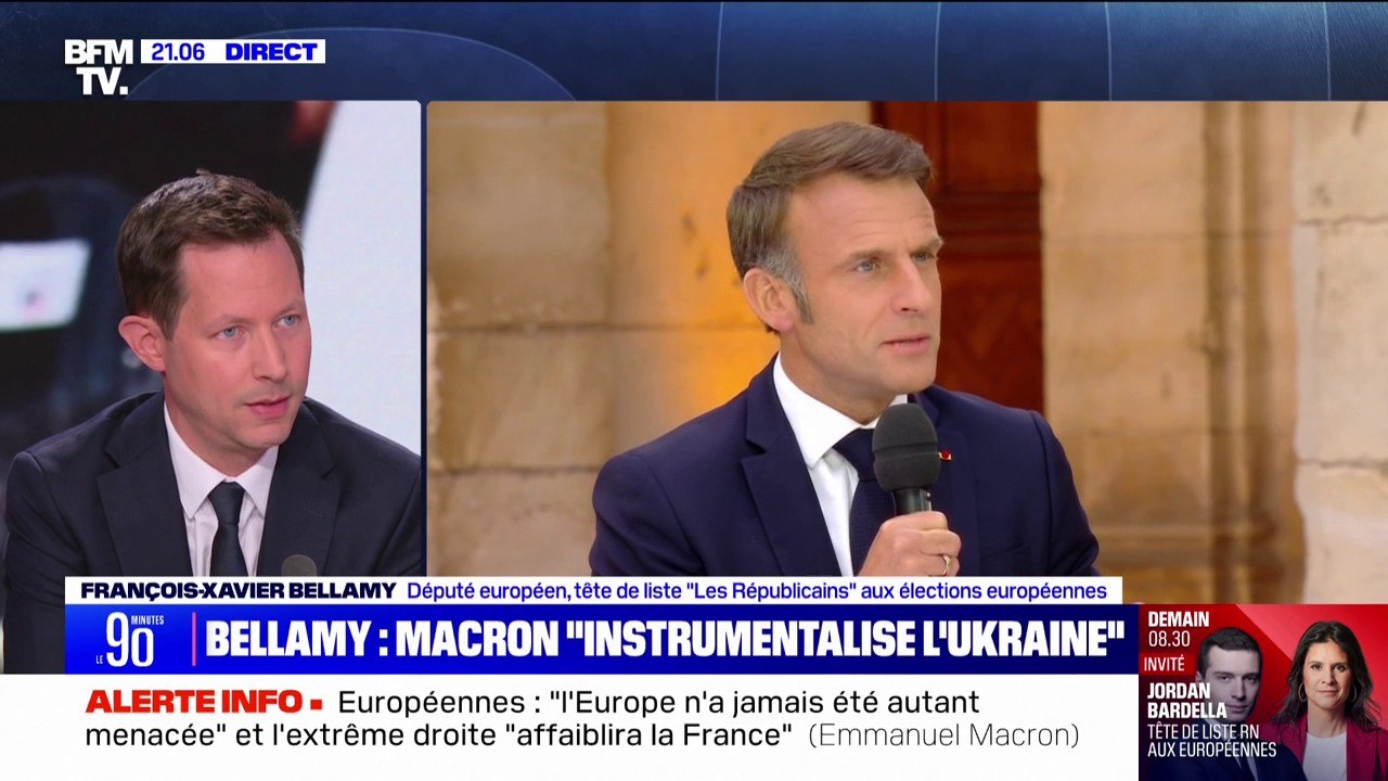 François-Xavier Bellamy (LR): "Je suis frappé d...