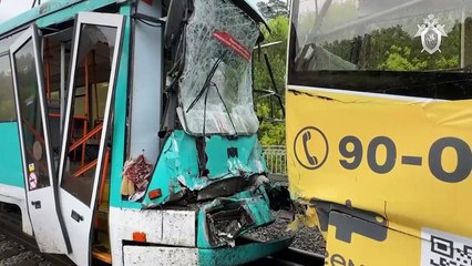 Download Video: Colisão de bondes deixa um morto e dezenas de feridos na Sibéria