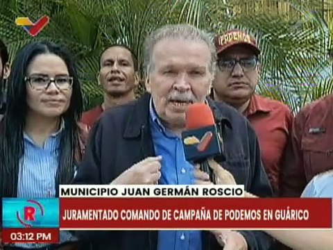 Guárico | Pdte. del Partido Podemos Didalco Bolívar ratificó su apoyo al Pdte. Nicolás Maduro