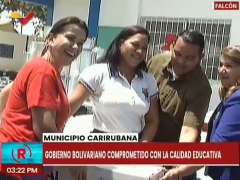 Falcón | Sistema 1X10 equipa de implementos educativos a las escuelas del mcpio. Carirubana