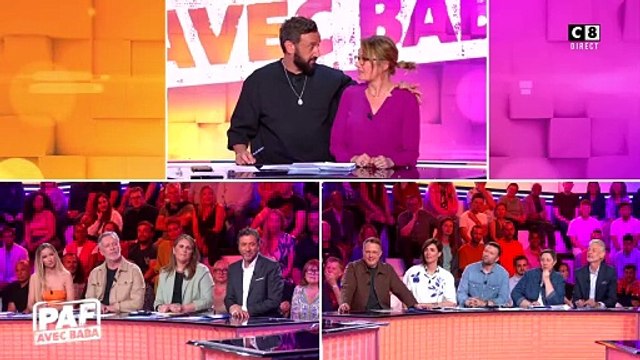 Pascale de La Tour du Pin parle de son amoureux dans Touche pas à mon poste sur C8.Exclusif - Pascale De La Tour Du Pin - Sur le plateau de l'émission Face à Hanouna . © Jack Tribeca / Bestimage