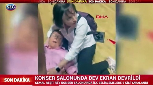 Cemil Reşit Rey'de led ekran öğrencilerin üzerine düştü: 2 yaralı