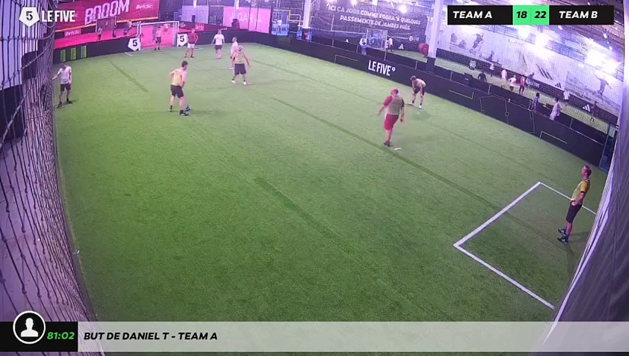 But de Daniel T - Team A