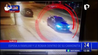 ¡Solo esperaba a un familiar cuando fue asaltado dentro de su vehículo!