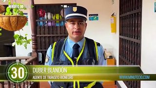 Agentes de tránsito recataron un búho en la vereda Barro Blanco, Antioquia