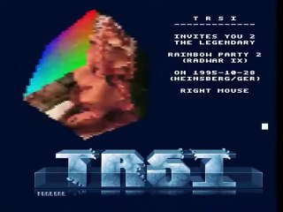 Amiga Demo - Party 9 Invitation by Spreadpoint _ TRSI _ Hoodlum _ Radwar