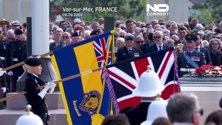الملك تشارلز الثالث يشارك في الاحتفال بالذكرى 80 ليوم النصر على النازيين في النورماندي