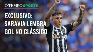 Gol no Cruzeiro e chegada de Milito: Saravia destaca bom momento no Galo