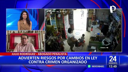 Julio Rodríguez: "El día de hoy estamos abusando de llamar a todo organización criminal"