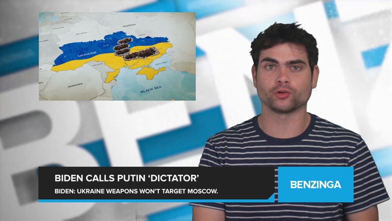Biden Assures U.S. Weapons to Ukraine Won't Target Moscow or Kremlin. Calls Putin a 'Dictator' Who Is Struggling to 'Hold His Country Together'