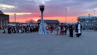 D-Day beacon lighting ceremony in Portsmouth