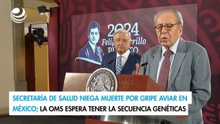 Secretaría de Salud niega muerte por gripe aviar en México; la OMS espera tener la secuencia genética