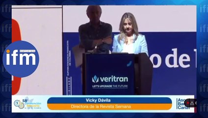 Vicky Dávila en Asobancaria