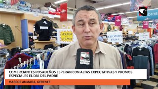 Comerciantes posadeños esperan con altas expectativas y promos especiales el Día del Padre