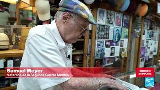 Samuel Meyer, un veterano estadounidense de 99 años, cuenta su recuerdo del Día D