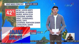 Aabot sa 14 na lugar sa bansa, posibleng tamaan ng danger level na heat index ngayong araw - Weather update today as of 7:09 a.m. (June 7, 2024) | Unang Balita