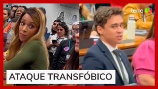 Nikolas Ferreira faz comentário transfóbico contra Erika Hilton durante sessão na Câmara