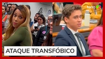 Nikolas Ferreira faz comentário transfóbico contra Erika Hilton durante sessão na Câmara