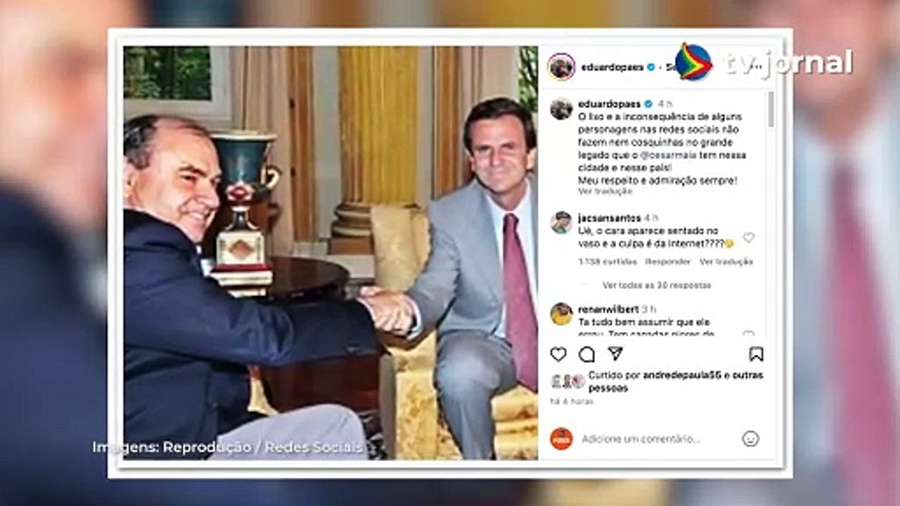 Prefeito do Rio de Janeiro defende vereador flagrado em privada durante sessão